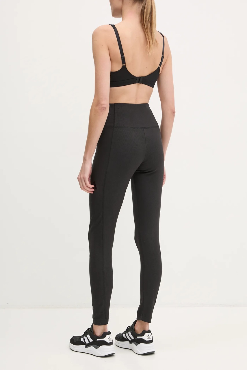 adidas nadrág ALL SZN RIB fekete, női, sima, JJ1249 termék 2. képe
