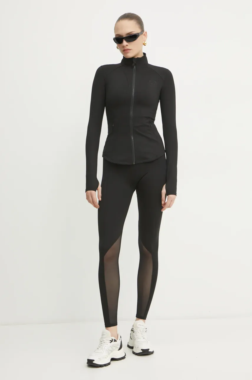Леггинсы PLEIN SPORT женские цвет чёрный однотонные SAEC WJT2027 STE003N Леггинсы PLEIN SPORT женские цвет чёрный однотонные SAEC WJT2027 STE003N