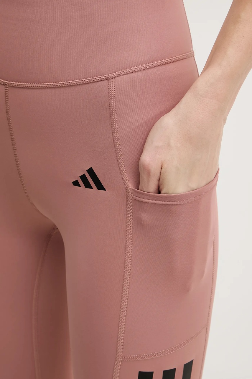 Κολάν προπόνησης adidas Performance Optime χρώμα: πορτοκαλί, JI8764 φωτογραφία