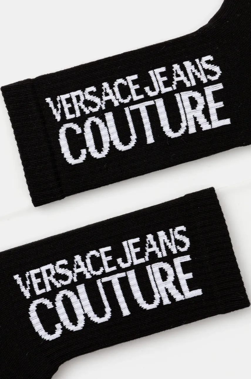 Носки Versace Jeans Couture женские цвет чёрный 78HA0J03 ZG081 Носки Versace Jeans Couture женские цвет чёрный 78HA0J03 ZG081