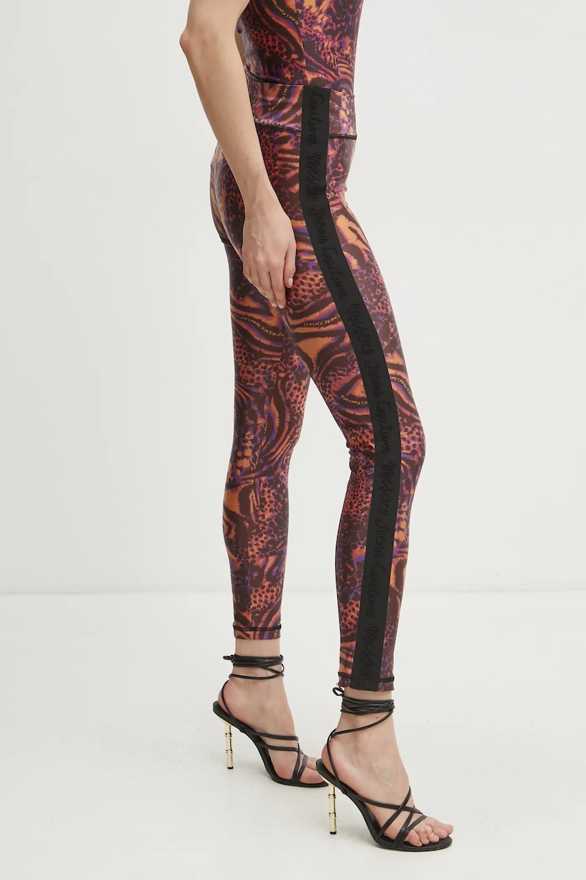 Versace Jeans Couture colanti femei, culoarea portocaliu, modelator, 78HAC114 JS438 Versace Jeans Couture colanti femei, culoarea portocaliu, modelator, 78HAC114 JS438