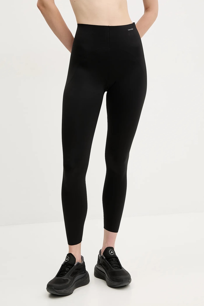 Levně Tréninkové legíny Calvin Klein Performance černá barva, hladké, LVGWS5L606