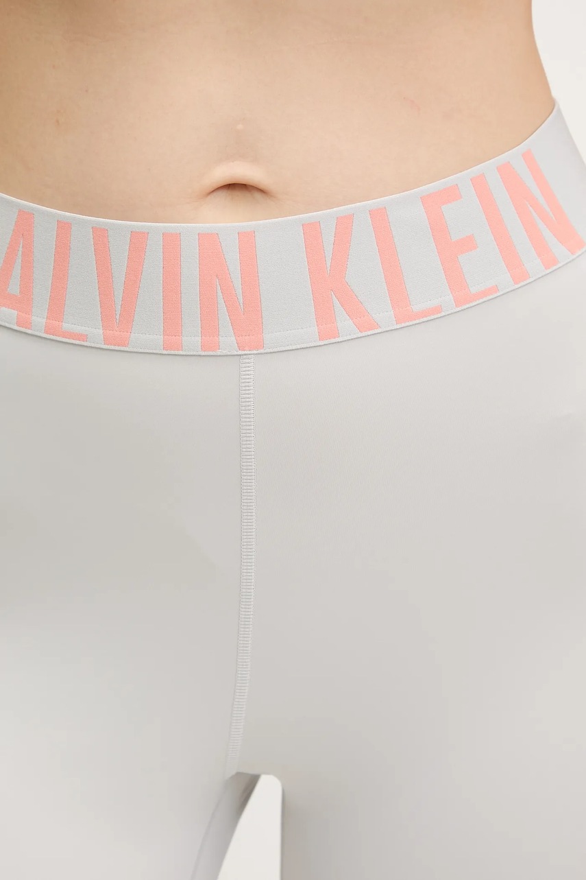Κολάν προπόνησης Calvin Klein Performance χρώμα: γκρι, LVGWS5L616 φωτογραφία