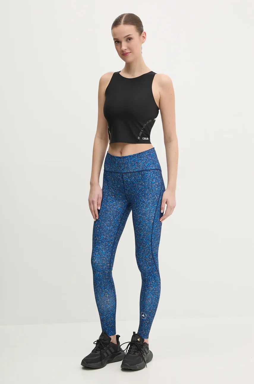 Леггинсы adidas by Stella McCartney TruePurpose Optime женские цвет синий с узором JF8483 Леггинсы adidas by Stella McCartney TruePurpose Optime женские цвет синий с узором JF8483
