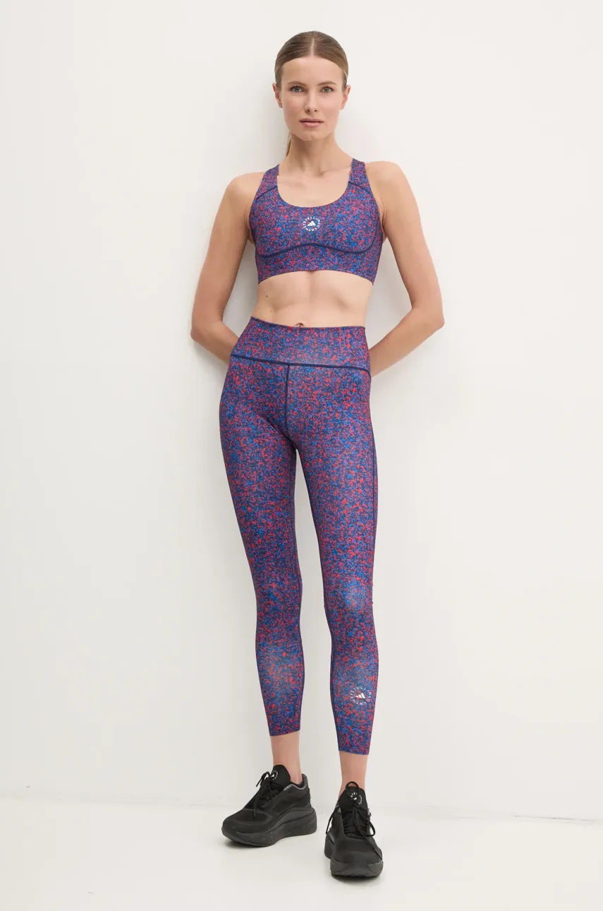 Леггинсы adidas by Stella McCartney TruePurpose Optime женские цвет синий с узором JI5241 Леггинсы adidas by Stella McCartney TruePurpose Optime женские цвет синий с узором JI5241
