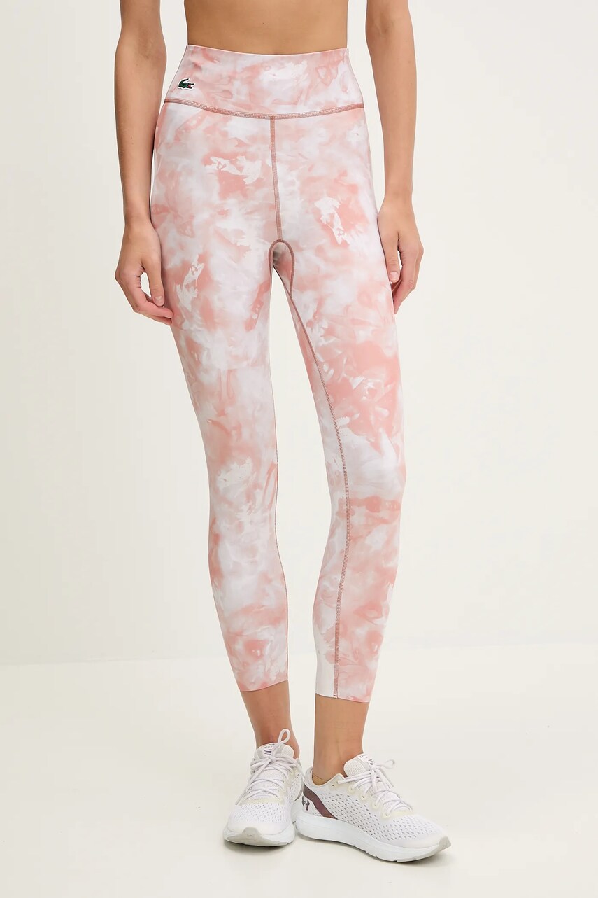 Lacoste colanti femei, culoarea roz, modelator, OF8572