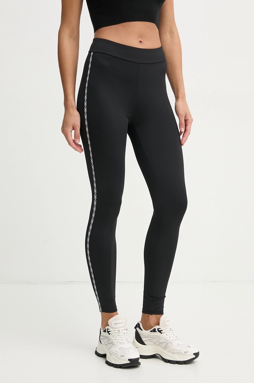 MICHAEL Michael Kors colanti femei, culoarea negru, cu imprimeu, MR530PK1RE MICHAEL Michael Kors colanti femei, culoarea negru, cu imprimeu, MR530PK1RE