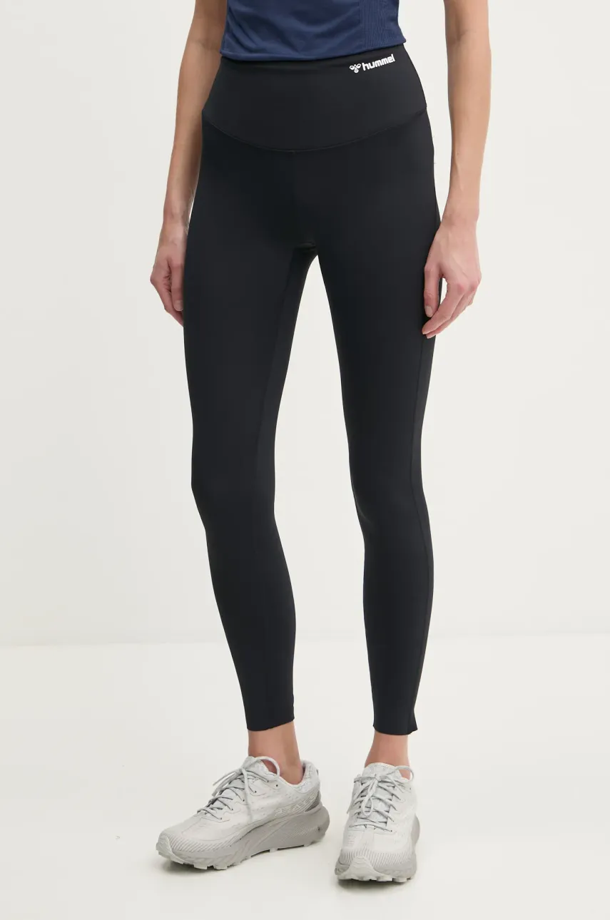 Hummel leggins de antrenament Ultimate culoarea negru, neted, 227991