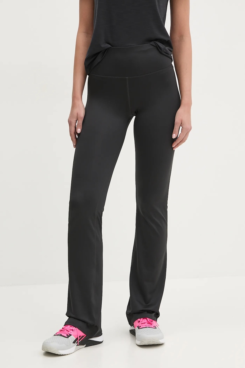 Reebok colanți femei, culoarea negru, uni, 100215140