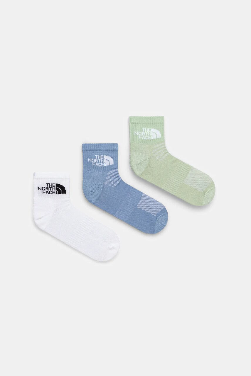 Levně Ponožky The North Face Sport Cush 3-pack dámské, bílá barva, NF0A882G0OD1