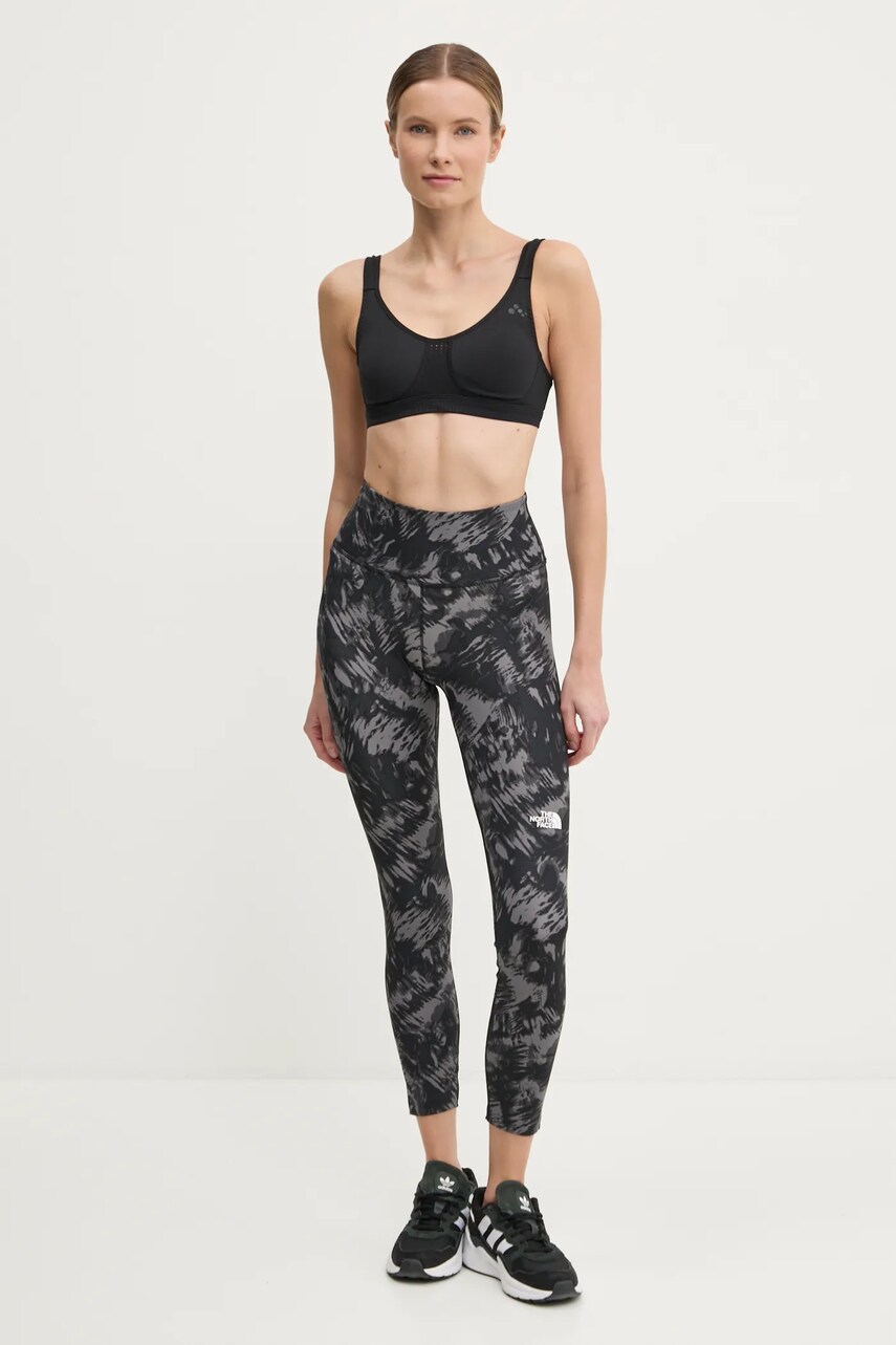 The North Face leggins sport Flex femei, culoarea negru, modelator, NF0A8BQT8R41