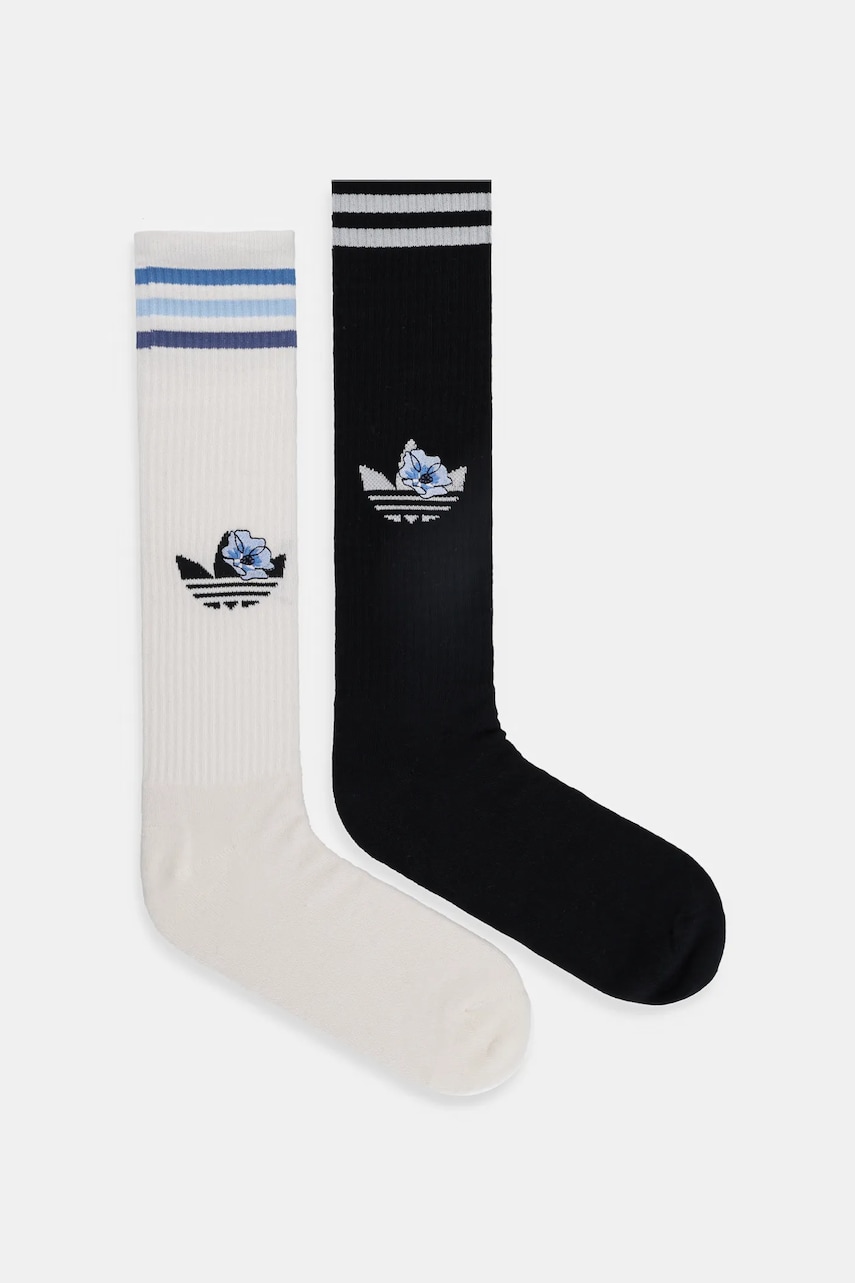 adidas Originals șosete Liberty 2-pack culoarea bej, JC8659