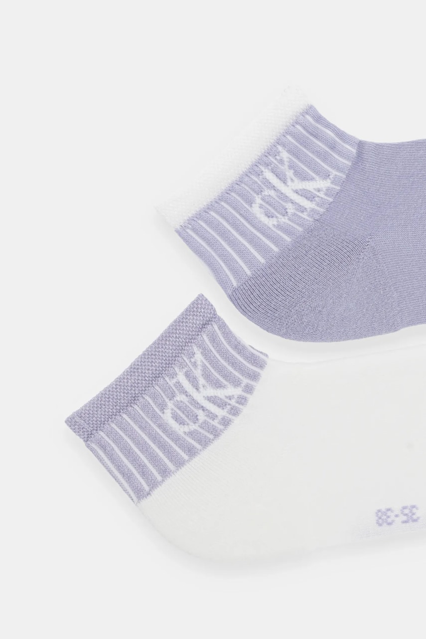 Носки Calvin Klein Jeans 2 шт женские цвет белый 701230599 Носки Calvin Klein Jeans 2 шт женские цвет белый 701230599