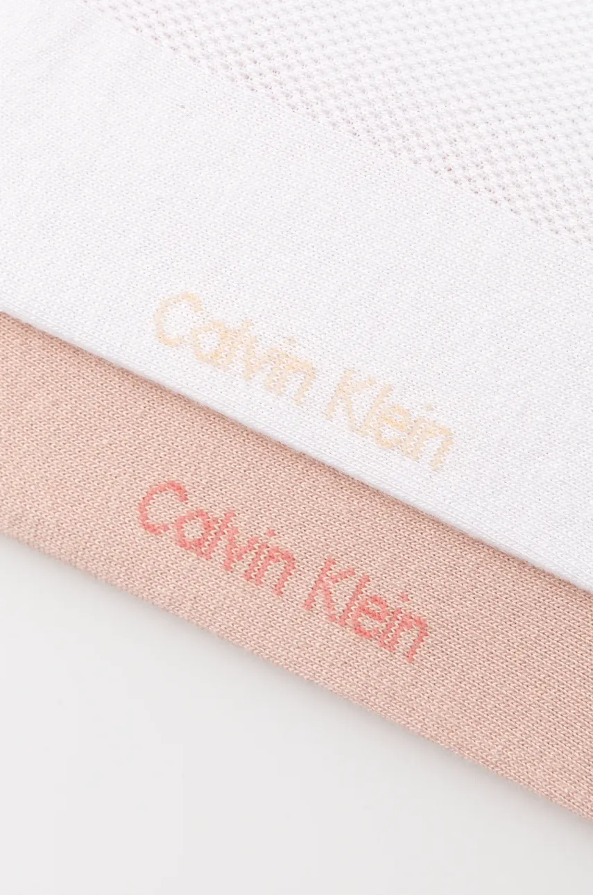 Носки Calvin Klein Jeans 2 шт женские цвет оранжевый 701231400 Носки Calvin Klein Jeans 2 шт женские цвет оранжевый 701231400