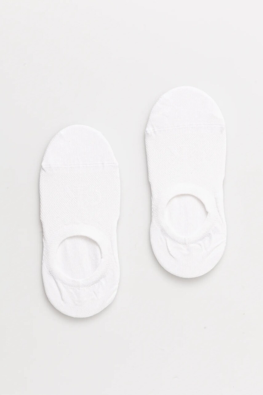 Levně Ponožky Calvin Klein Jeans 2-pack dámské, bílá barva, 701231401