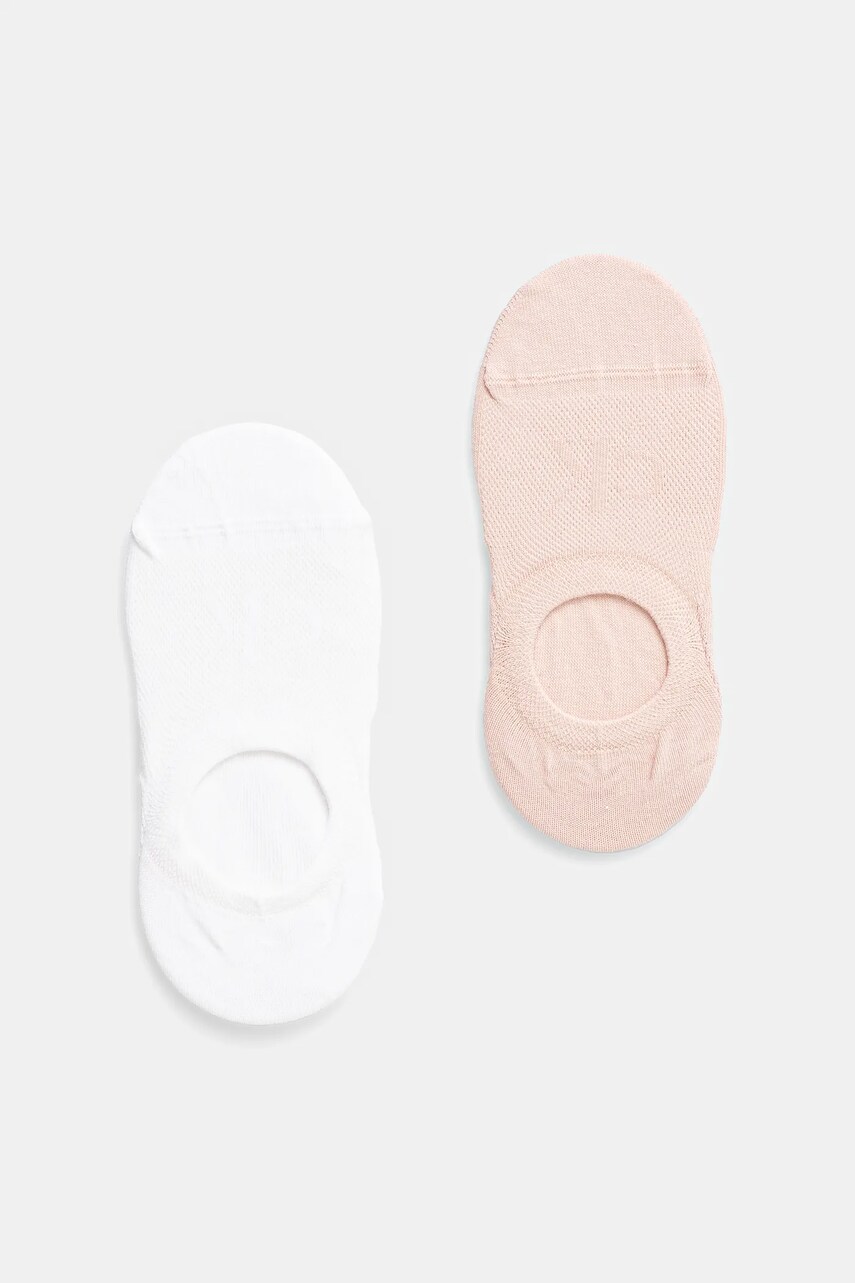 Levně Ponožky Calvin Klein Jeans 2-pack dámské, oranžová barva, 701231401