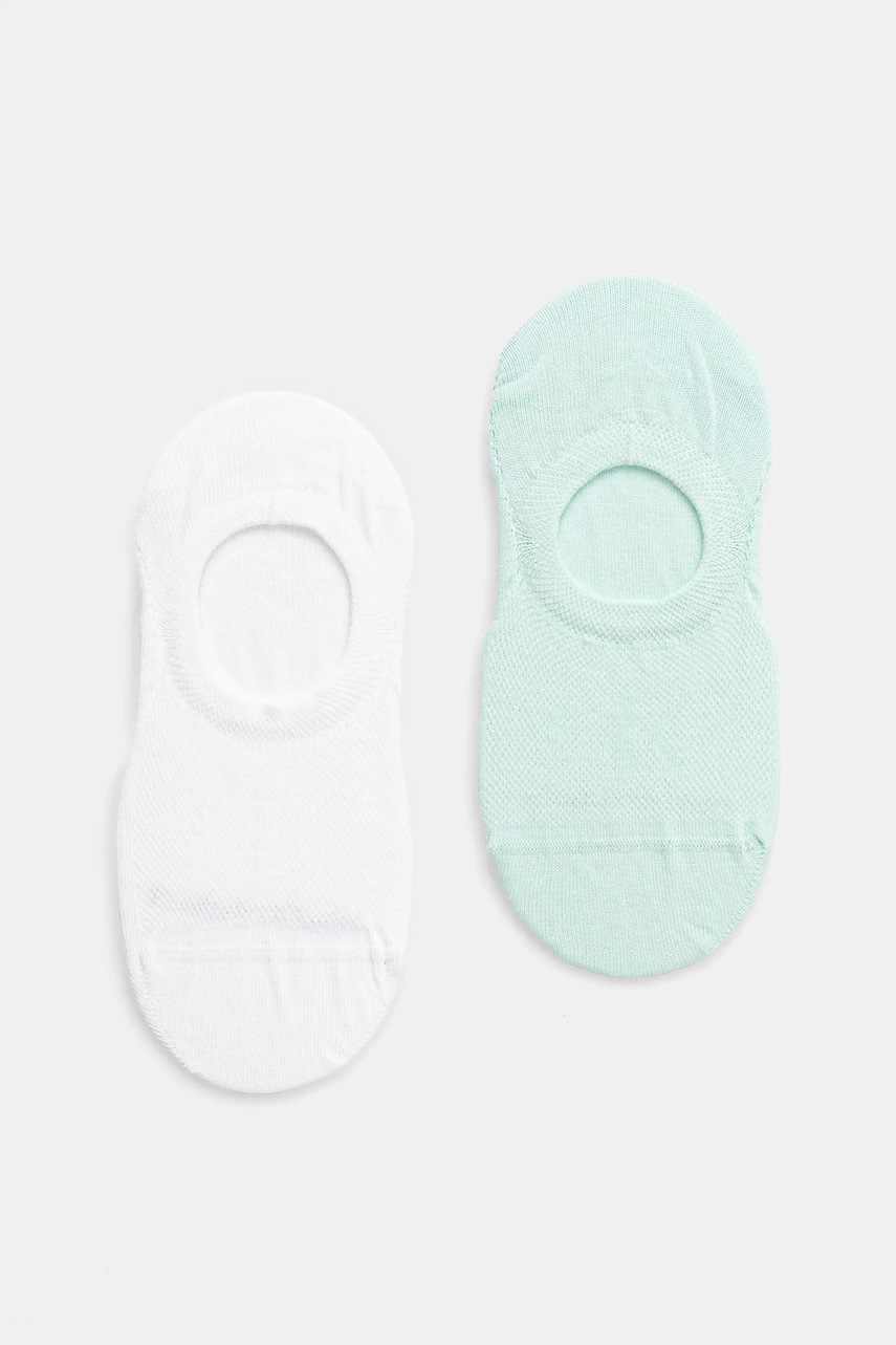 Levně Ponožky Calvin Klein Jeans 2-pack dámské, tyrkysová barva, 701231401