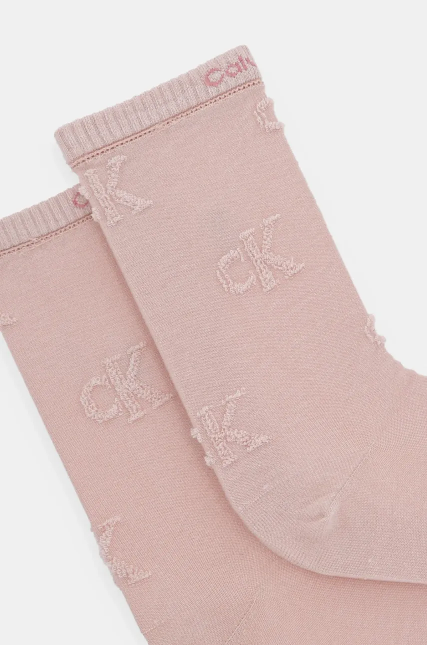 Носки Calvin Klein Jeans женские цвет розовый 701232643 Носки Calvin Klein Jeans женские цвет розовый 701232643