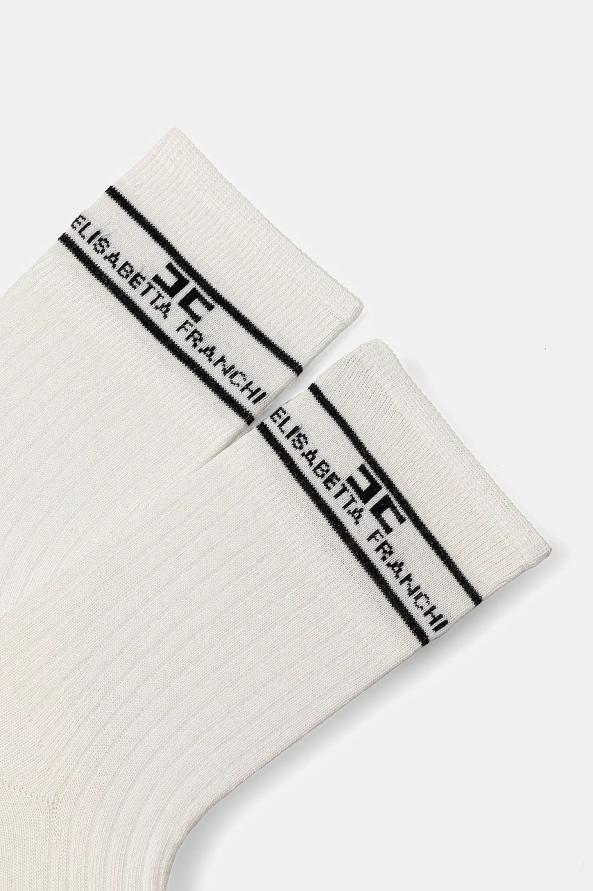 Носки Elisabetta Franchi цвет бежевый CZ10L52E2