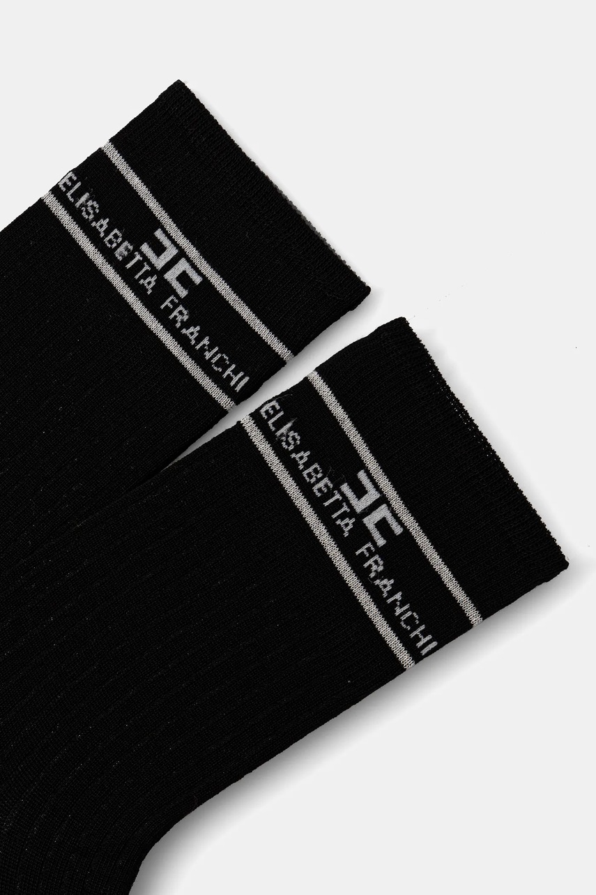 Носки Elisabetta Franchi цвет чёрный CZ10L52E2