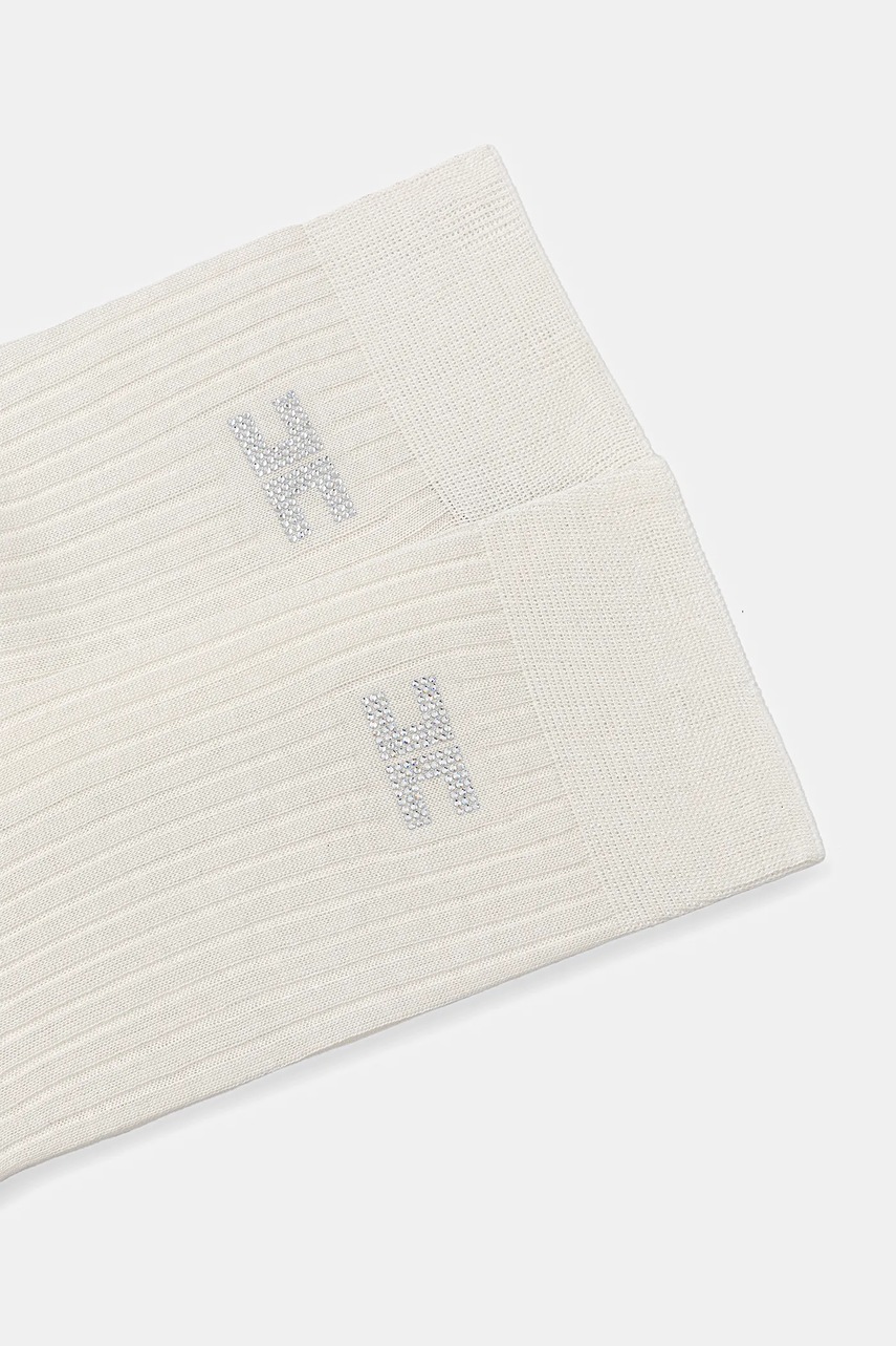 Хлопковые носки цвет бежевый CZ08L52E2