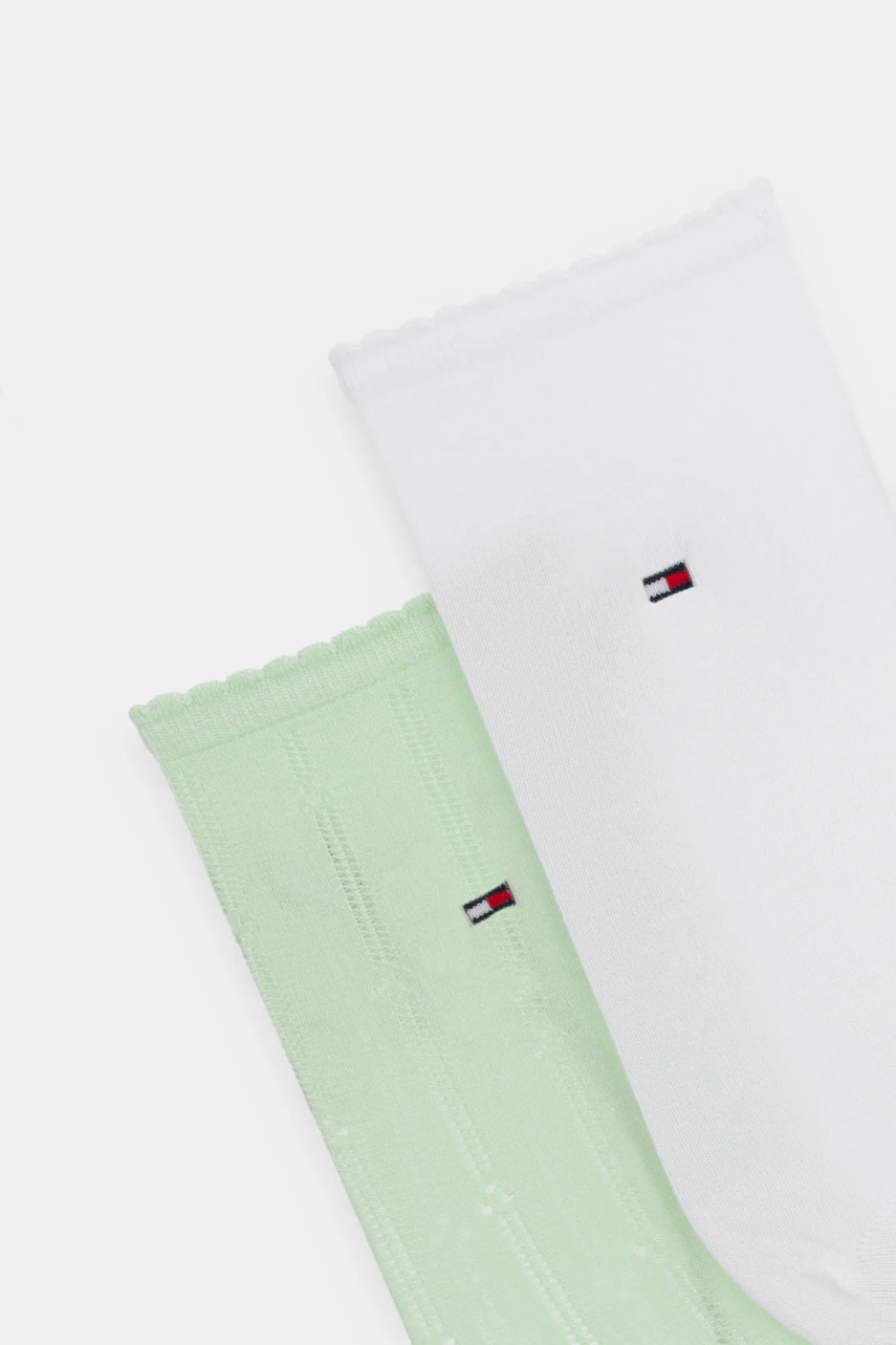 Носки Tommy Hilfiger 2 шт женские цвет зелёный 701232610 Носки Tommy Hilfiger 2 шт женские цвет зелёный 701232610