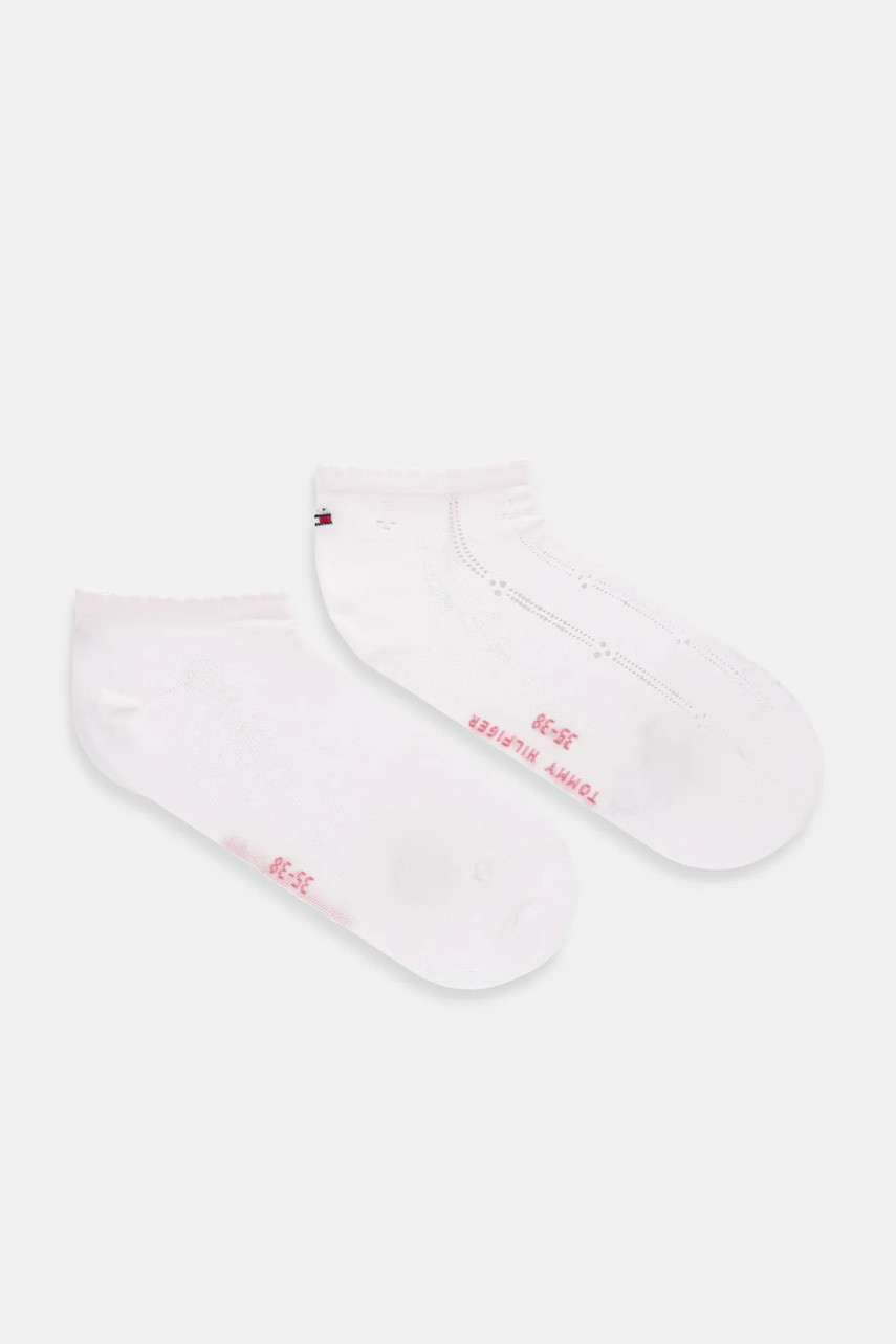Levně Ponožky Tommy Hilfiger 2-pack dámské, růžová barva, 701232975