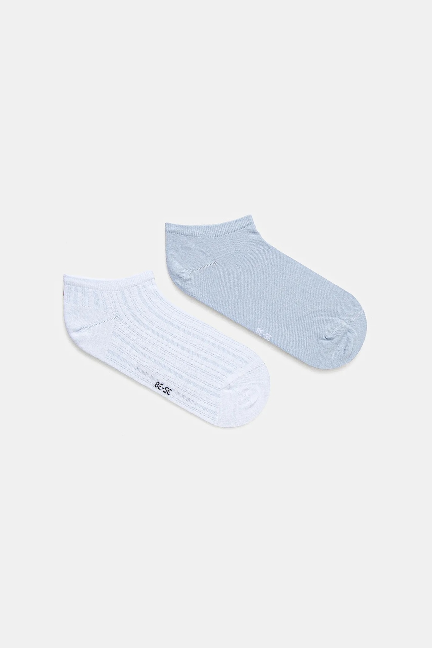 Levně Ponožky Tommy Hilfiger 2-pack dámské, modrá barva, 701232976