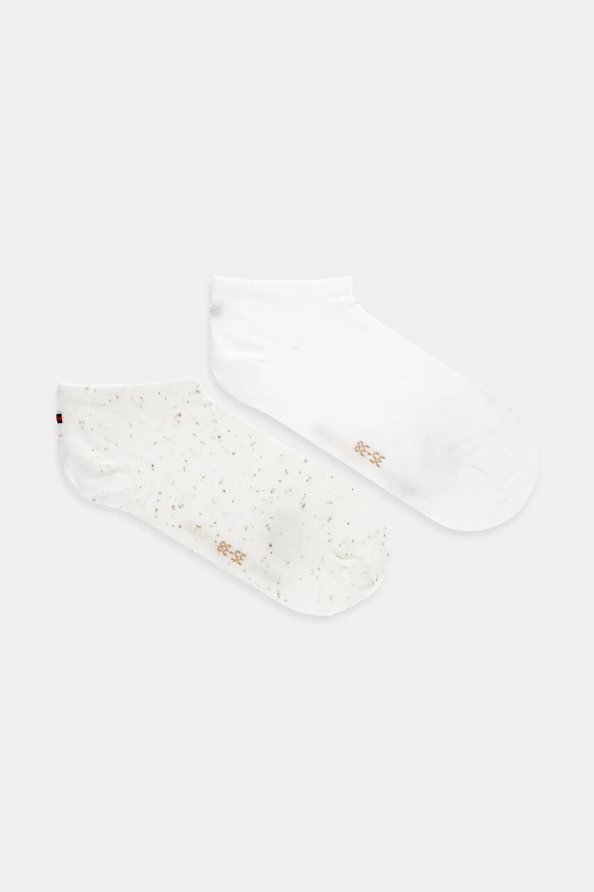 Levně Ponožky Tommy Hilfiger 2-pack dámské, béžová barva, 701232977