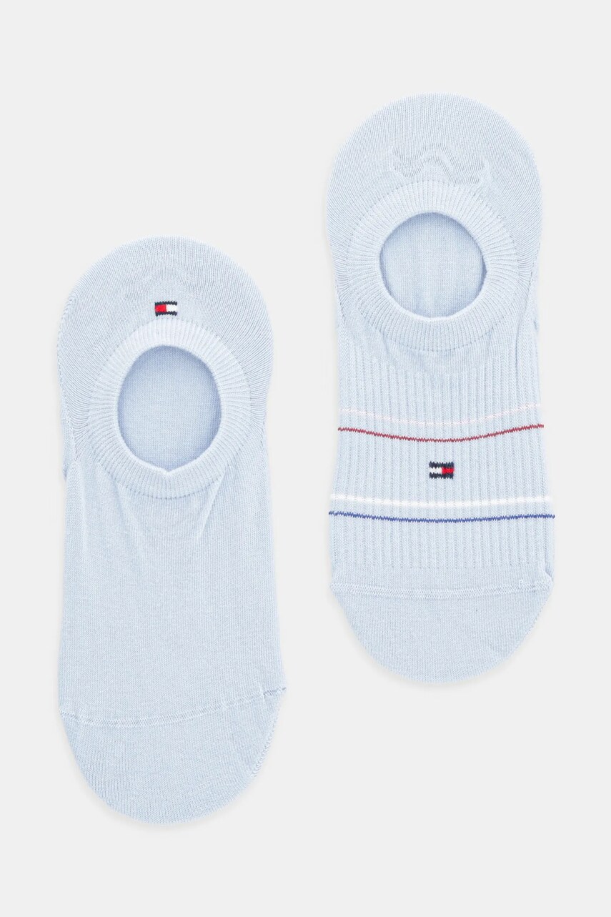 Levně Ponožky Tommy Hilfiger 2-pack dámské, modrá barva, 701232980