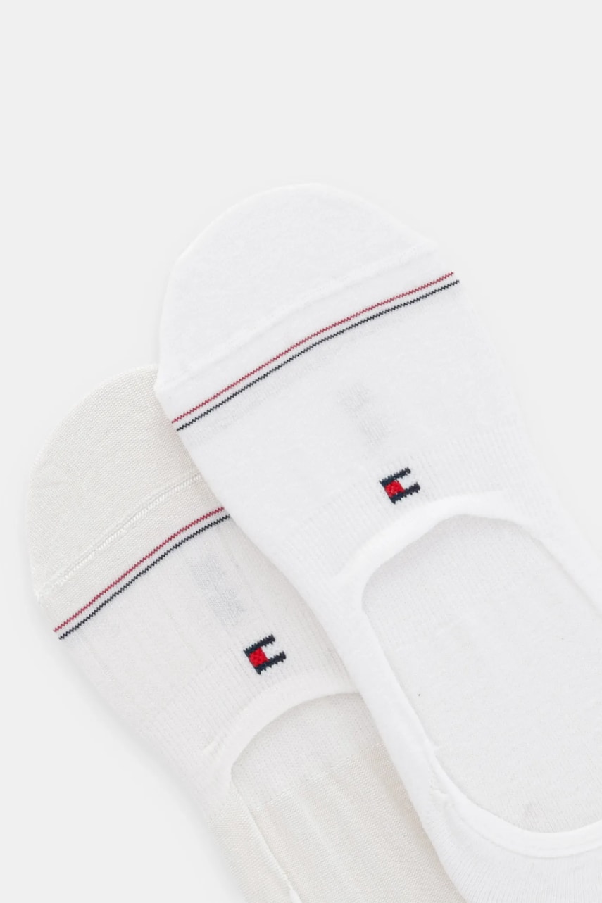 Короткие носки Tommy Hilfiger 2 шт женские цвет белый 701233710 Короткие носки Tommy Hilfiger 2 шт женские цвет белый 701233710