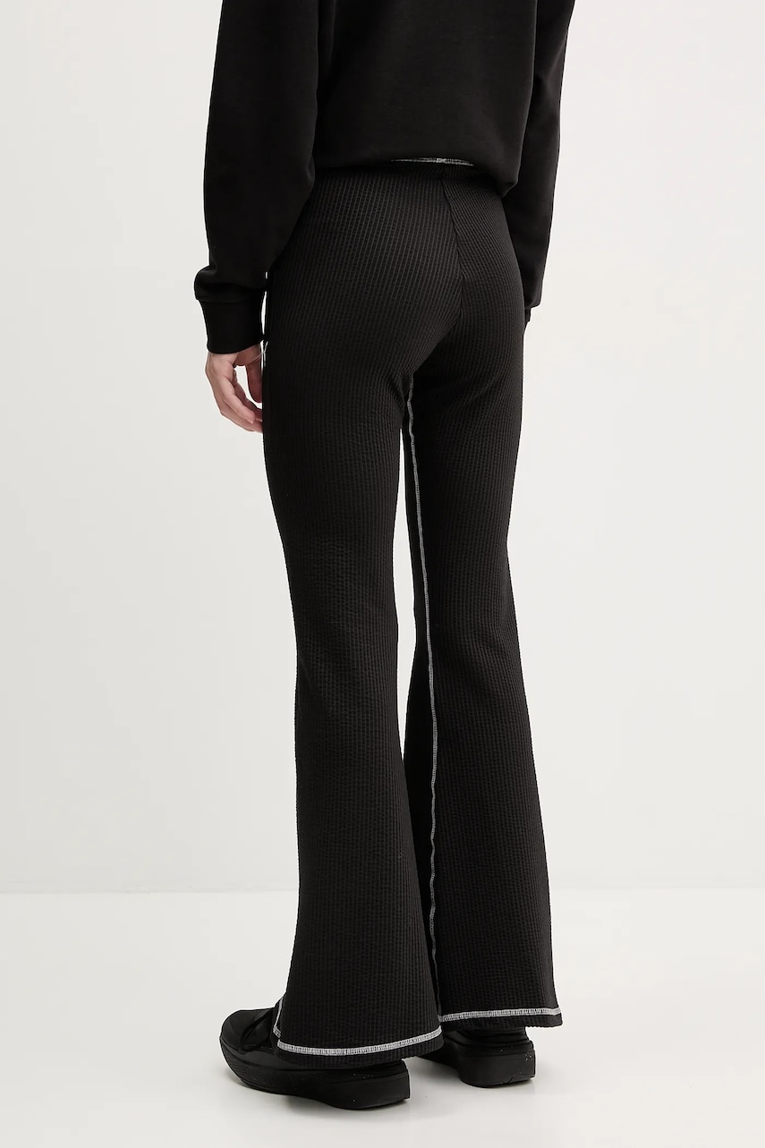 Puma pantaloni femei, culoarea negru, uni, 629809 Puma pantaloni femei, culoarea negru, uni, 629809