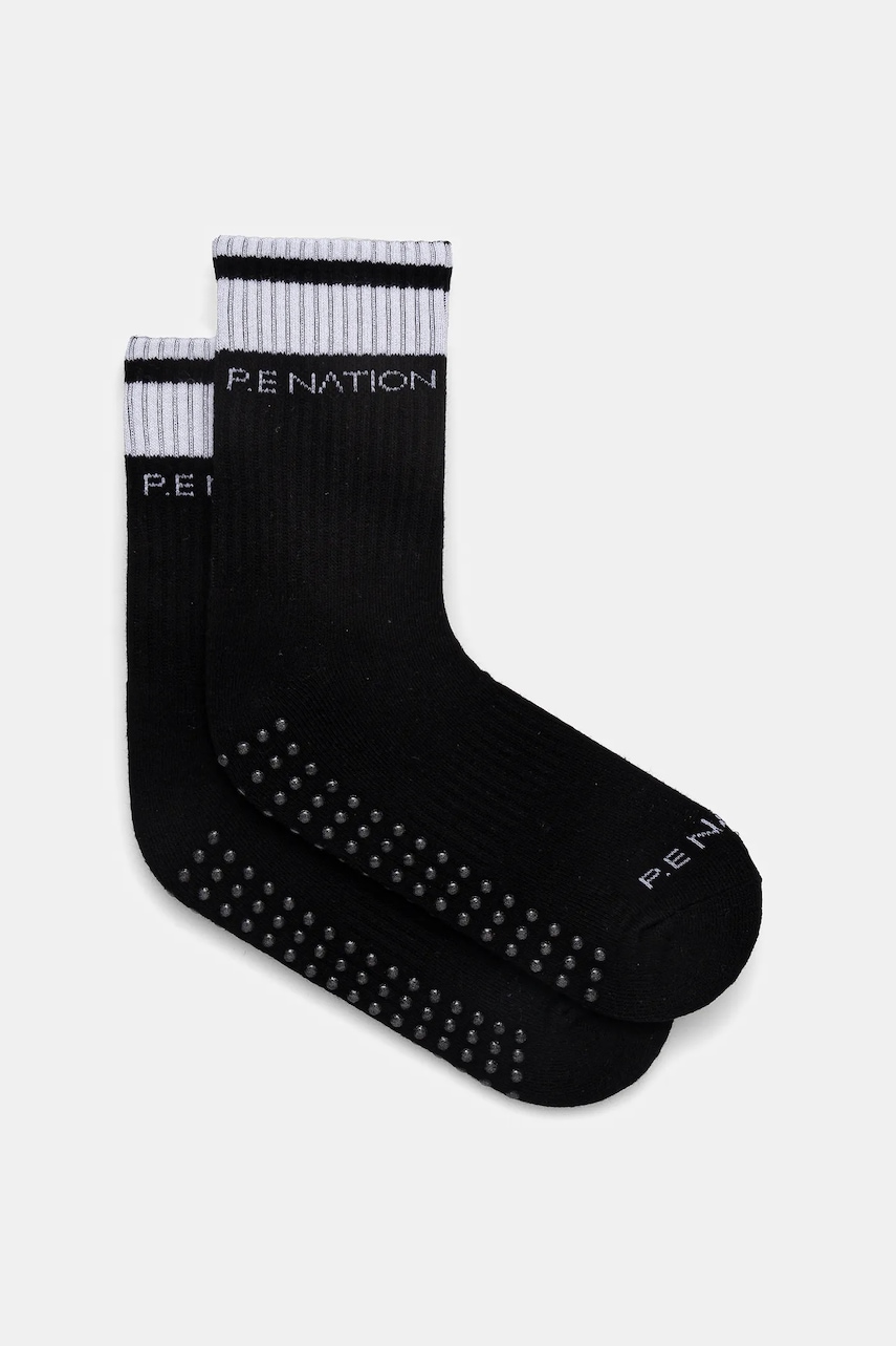 P.E Nation sosete Homage femei, culoarea negru, 251A183