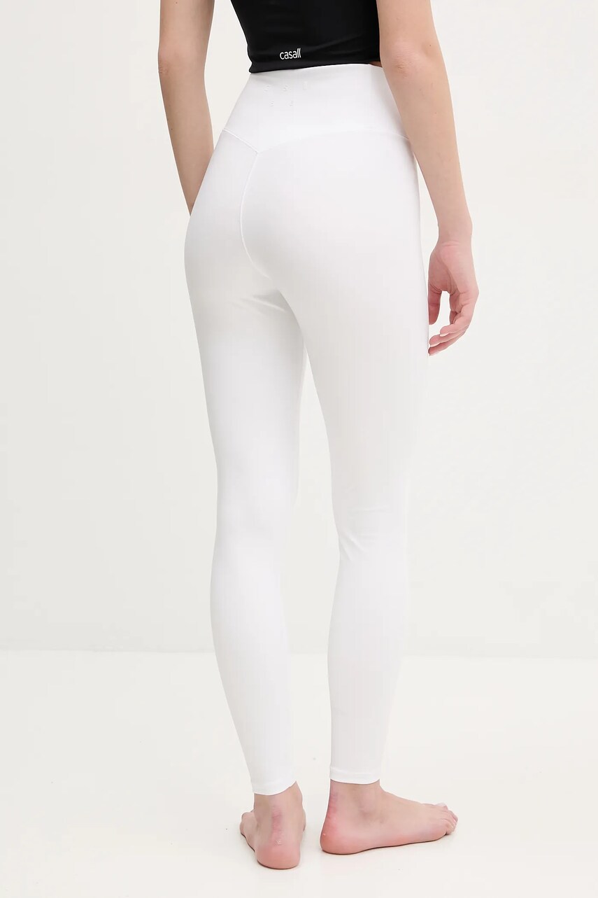 Casall jóga leggings Grace fehér, sima, 25057 termék 2. képe