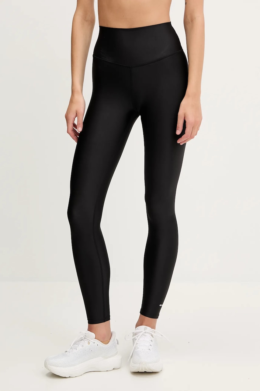 P.E Nation leggins de antrenament Fairmont culoarea negru, uni, 252G119