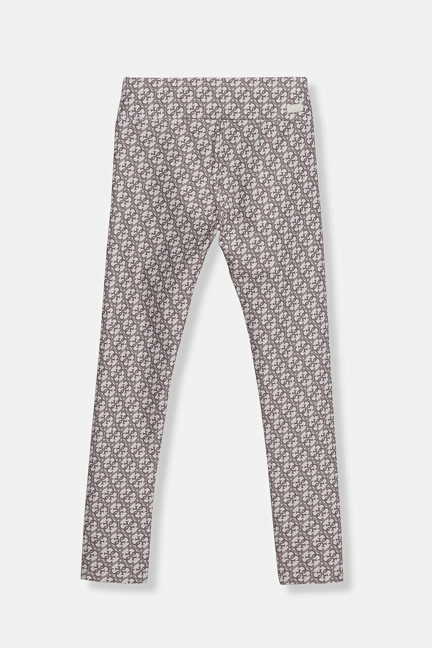Levně Dětské legíny Guess béžová barva, vzorované, J5RB03 MC01P