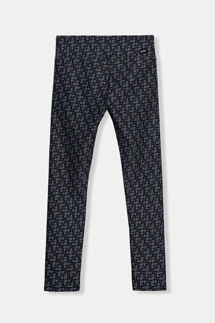 Levně Dětské legíny Guess šedá barva, vzorované, J5RB03 MC01P