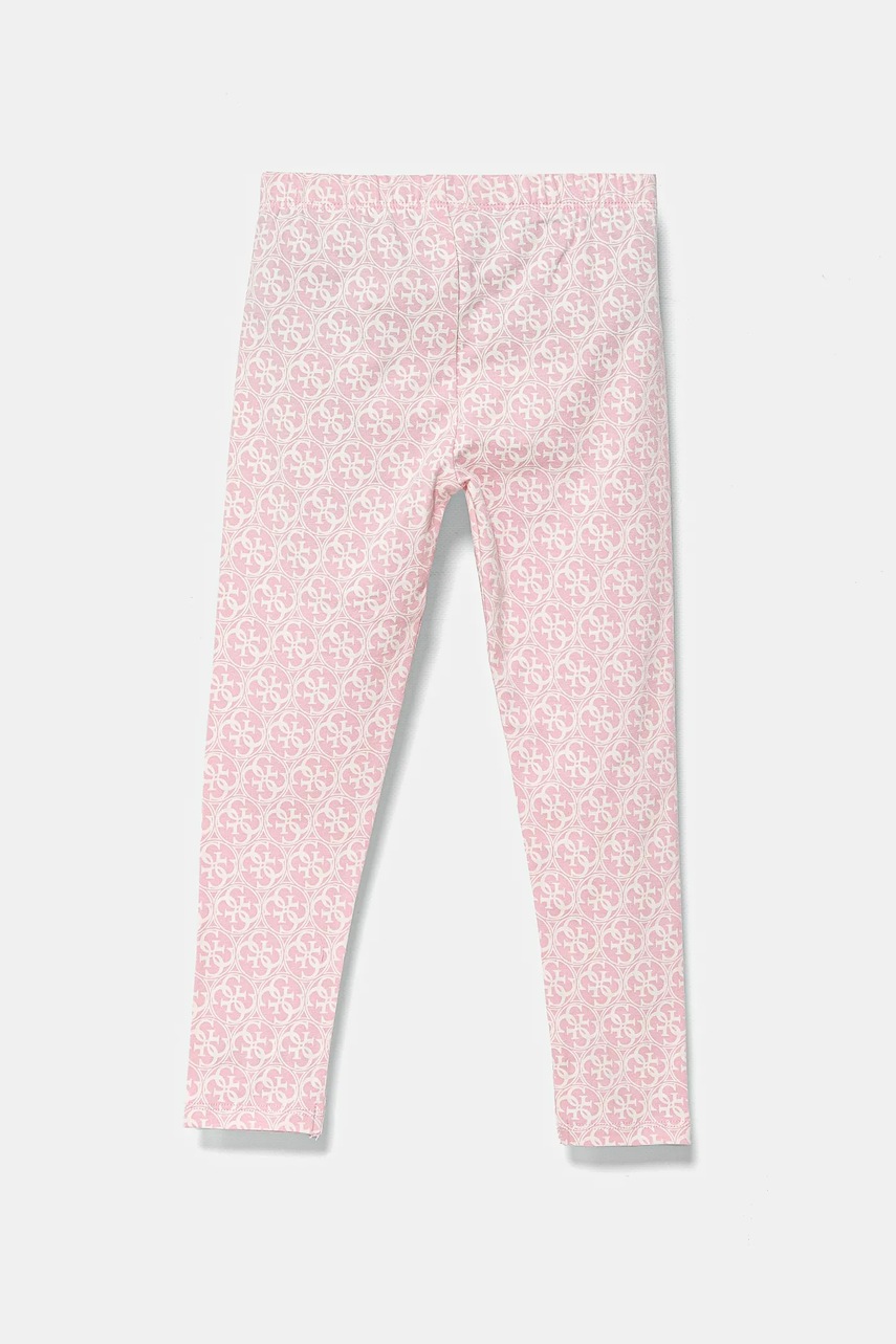 Дитячі легінси Guess колір рожевий візерунок K5RB01 J1314 Дитячі легінси Guess колір рожевий візерунок K5RB01 J1314
