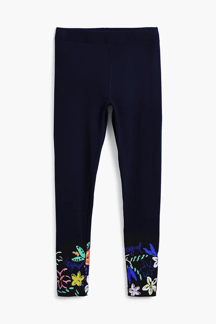 Детские леггинсы Desigual цвет синий с принтом 25SGKK04