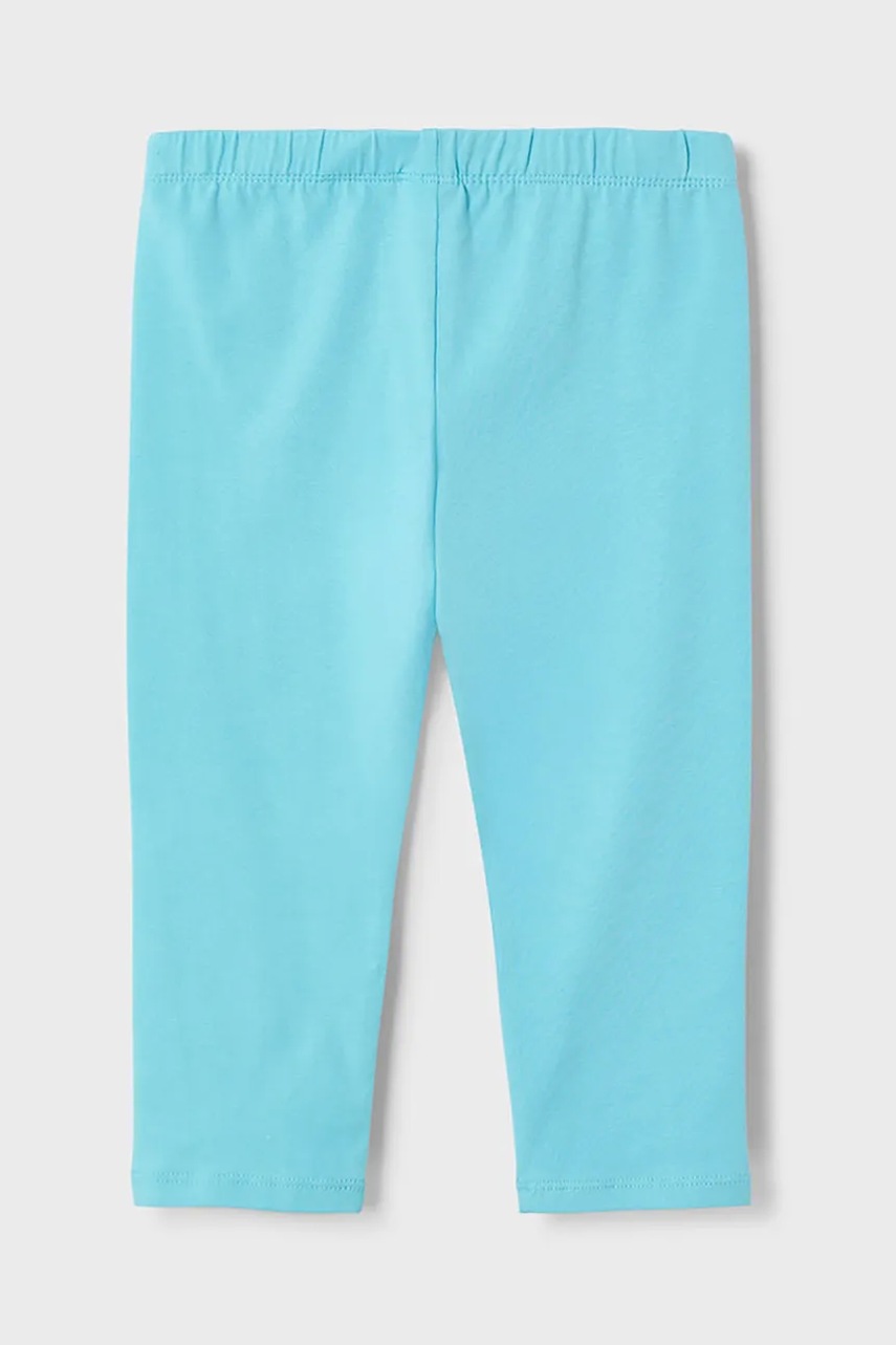 Детские леггинсы Mayoral 3/4 цвет бирюзовый однотонные 723 Детские леггинсы Mayoral 3/4 цвет бирюзовый однотонные 723