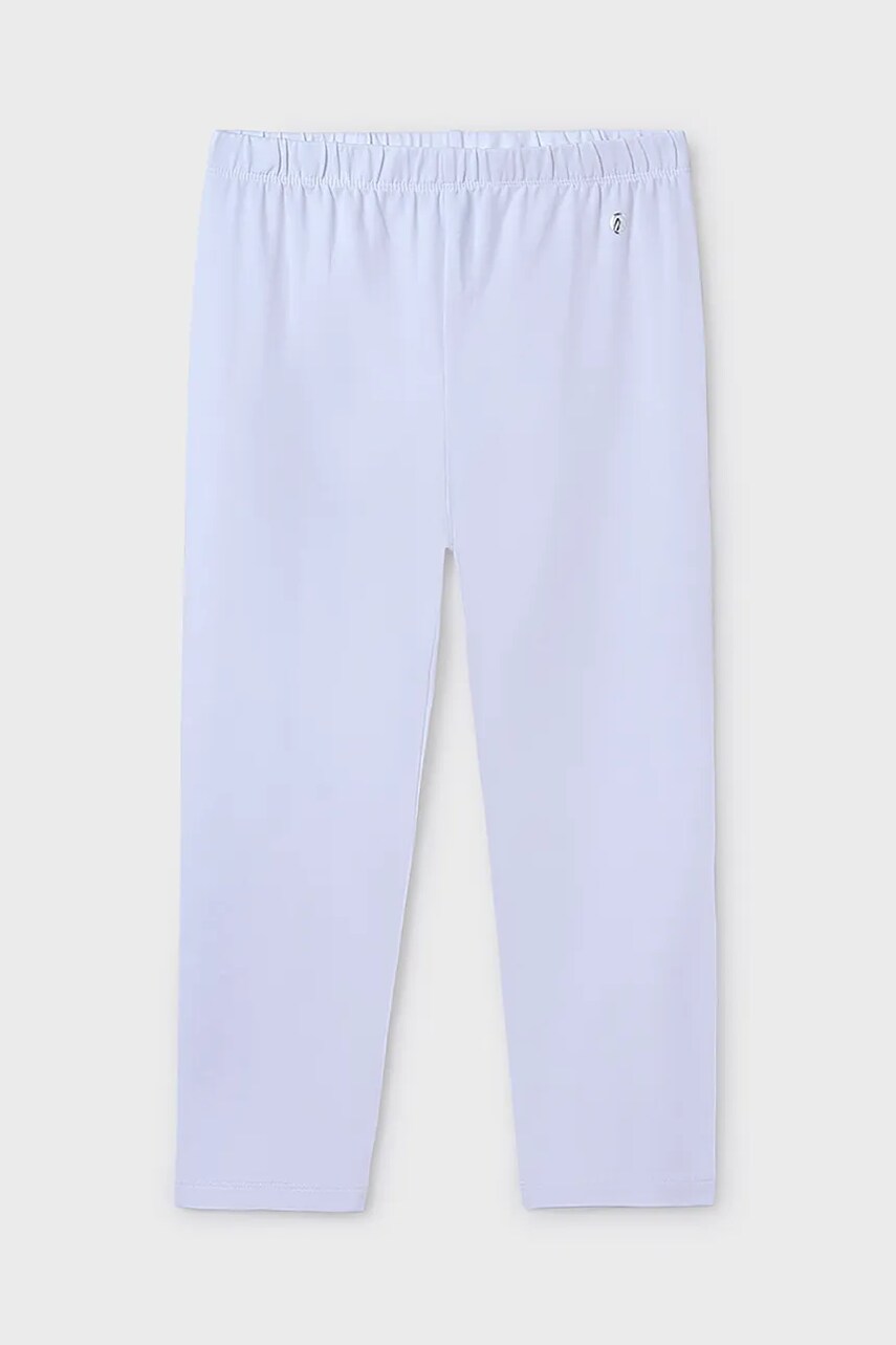 Mayoral leggins copii culoarea alb, neted, 724