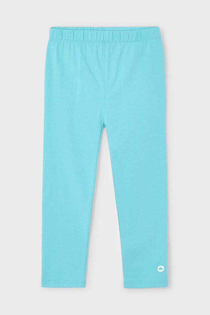 Mayoral leggins copii culoarea turcoaz, uni, 748