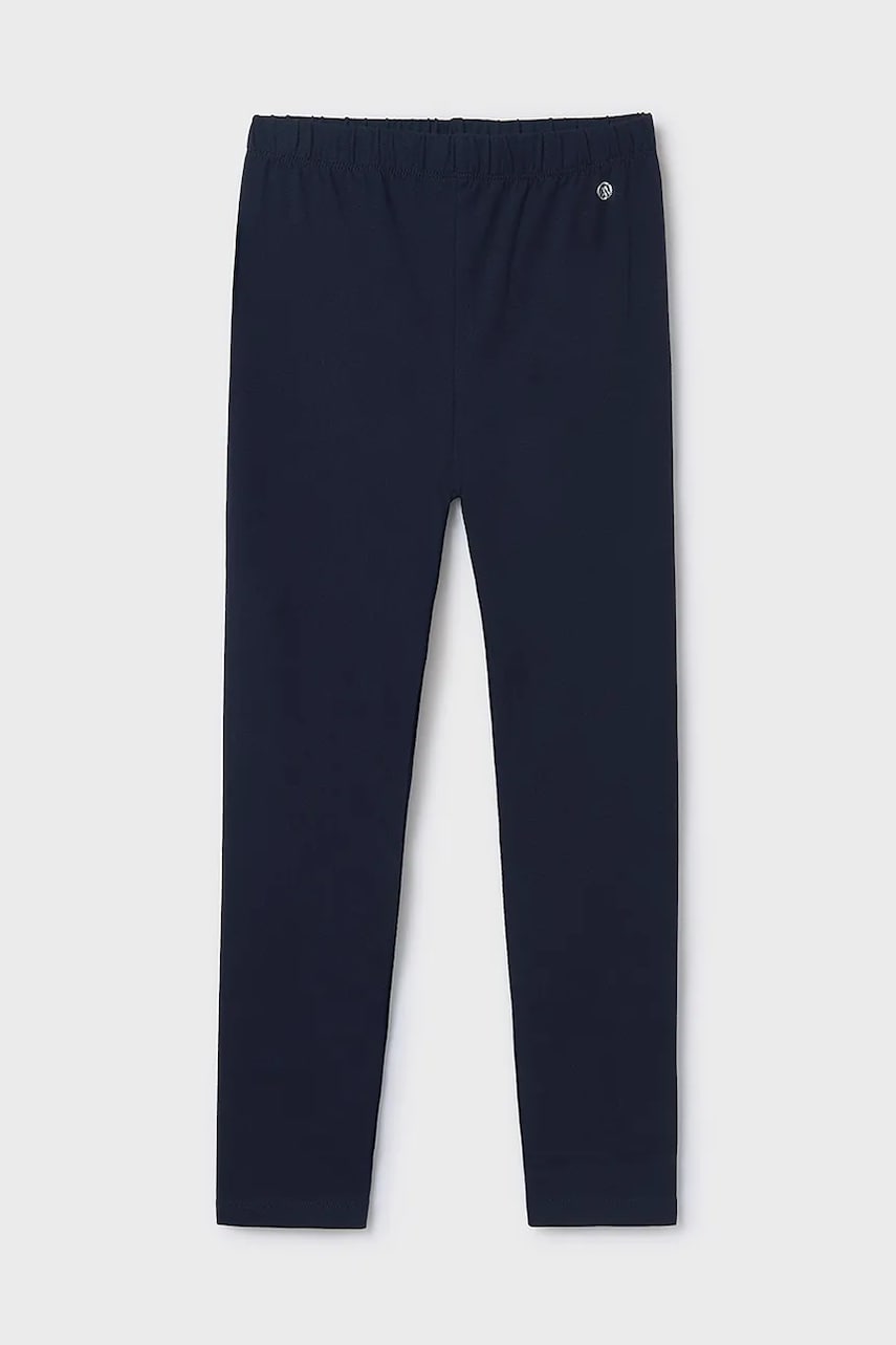 Mayoral leggins copii culoarea albastru marin, neted, 752 Mayoral leggins copii culoarea albastru marin, neted, 752