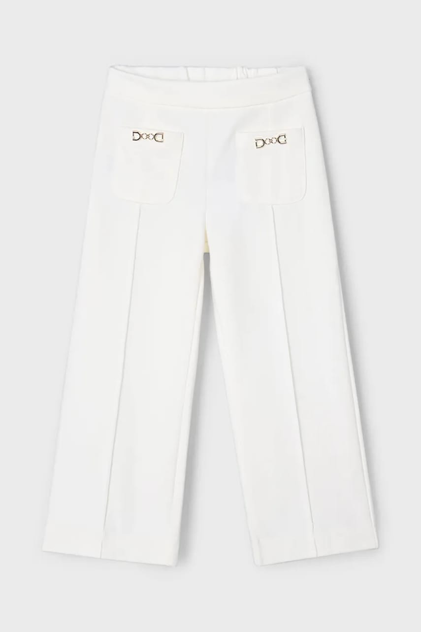 Mayoral pantaloni copii culoarea bej, neted, 3552 Mayoral pantaloni copii culoarea bej, neted, 3552