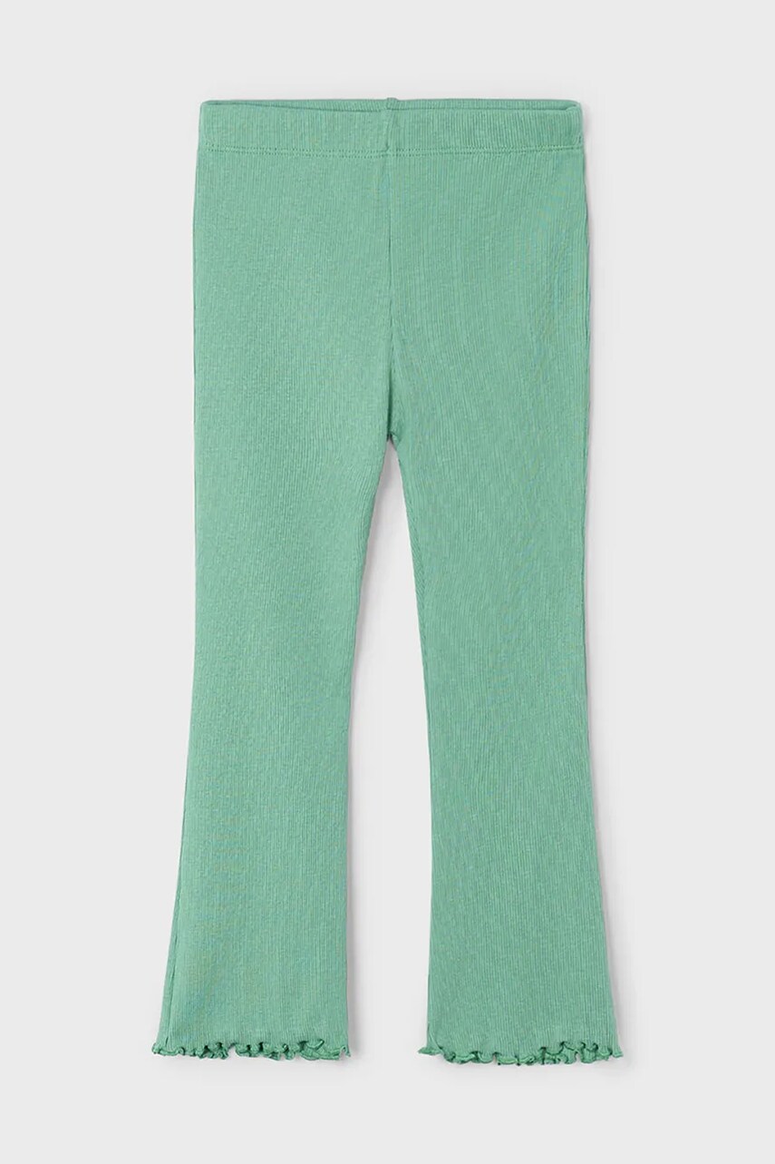 Mayoral leggins copii culoarea verde, neted, 3701
