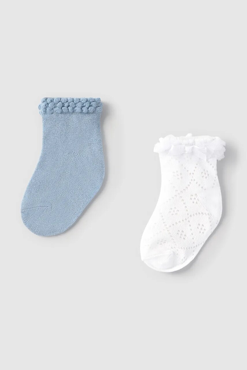 Levně Dětské ponožky Mayoral 2-pack modrá barva, 10872