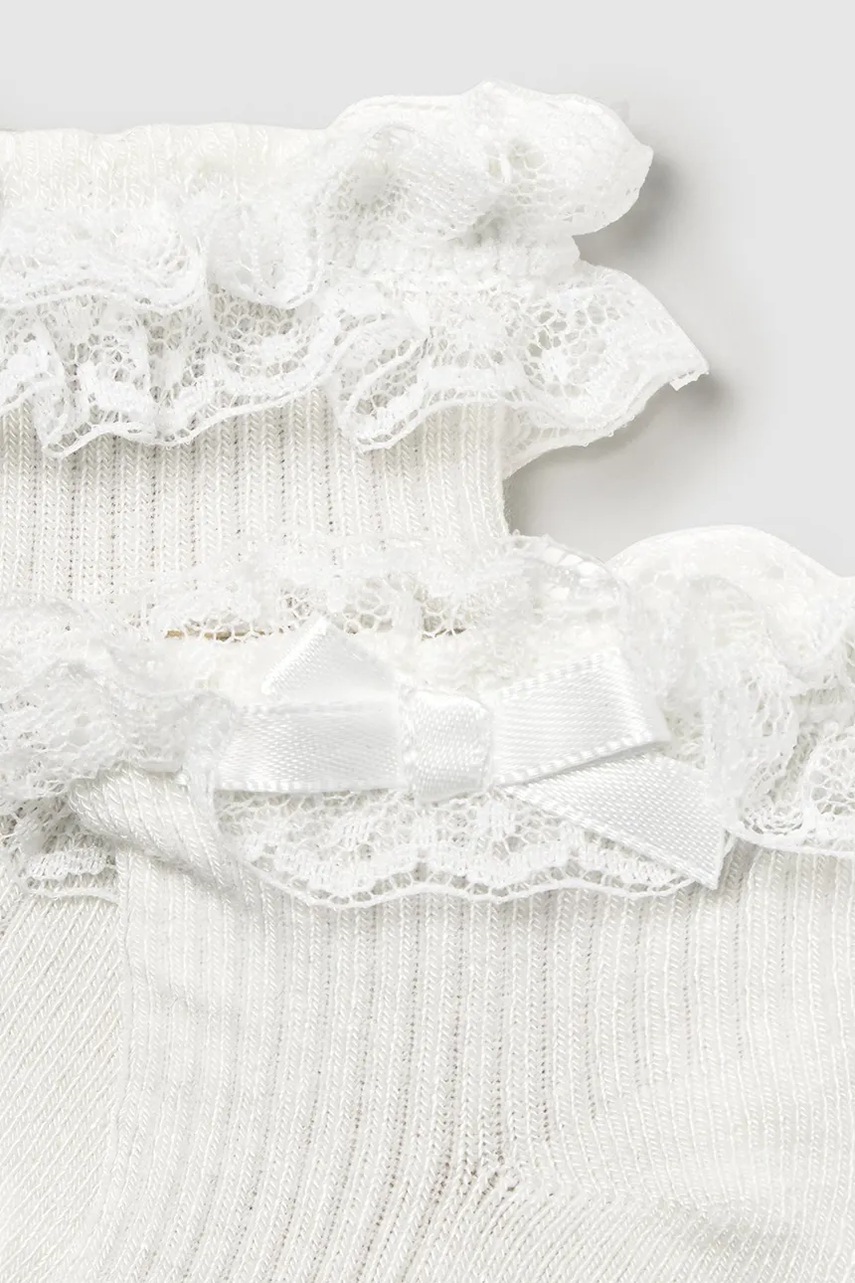 Детские носки Mayoral Newborn цвет бежевый 9868