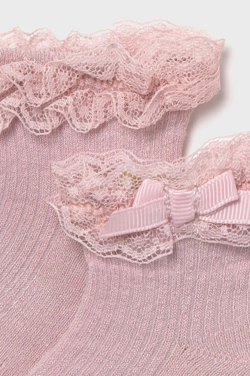 Детские носки Mayoral Newborn цвет розовый 9868 Детские носки Mayoral Newborn цвет розовый 9868