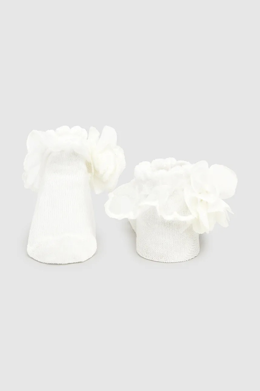 Шкарпетки для немовлят Mayoral Newborn колір бежевий 9869