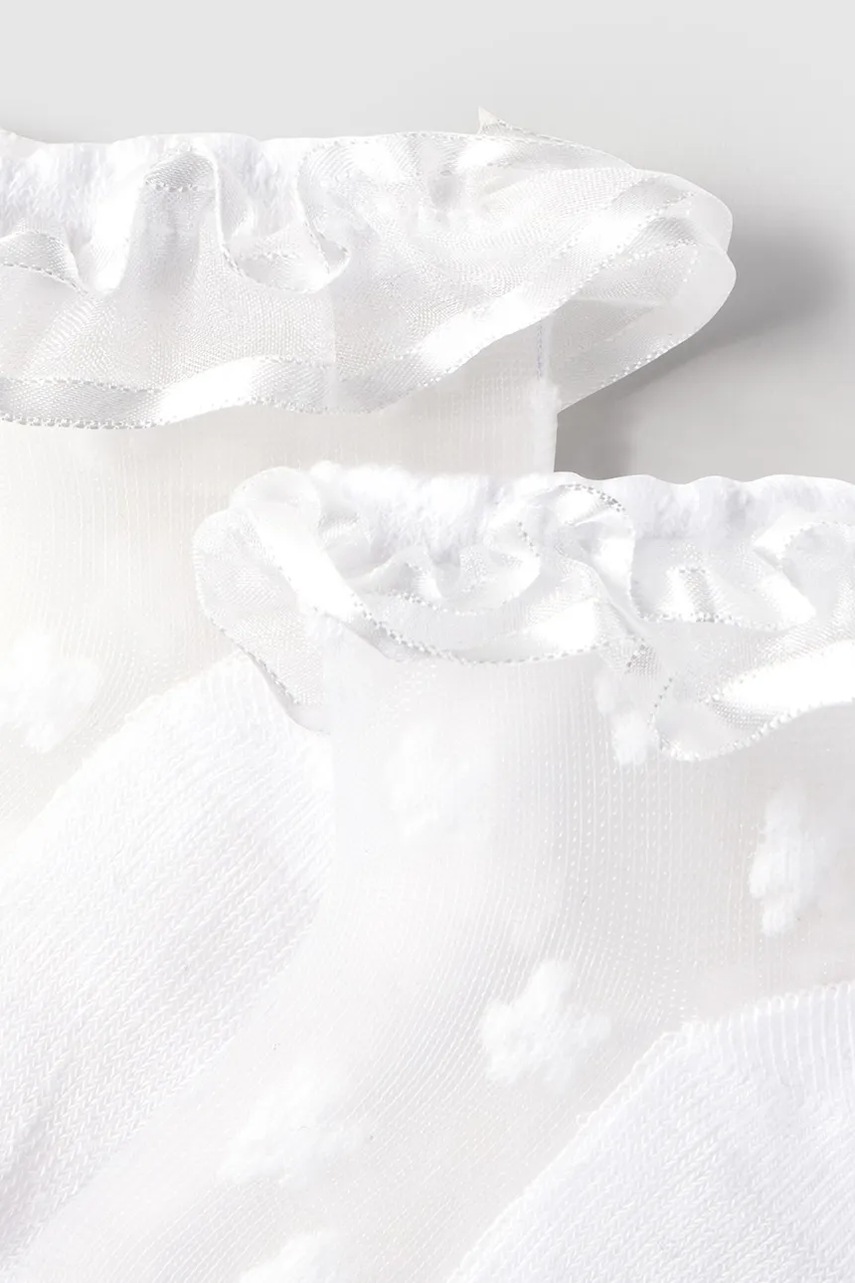 Детские носки Mayoral Newborn цвет белый 9871 Детские носки Mayoral Newborn цвет белый 9871